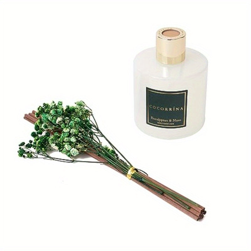 Reed Diffuser Sets Eucalyptus Moss Scented Diffuser with Sticks Home Fragrance Reed Diffuser for Bathroom Shelf Decor
