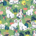 x Printfresh Jade Good Dog Peel Stick Wallpaper PFS4811