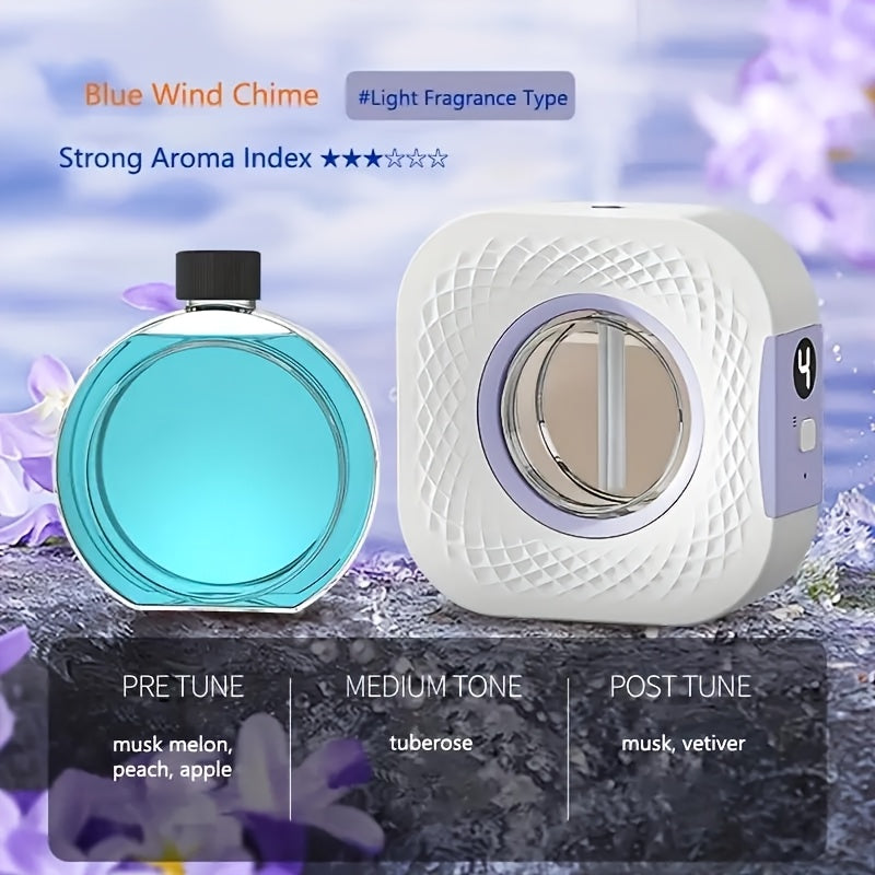 USB Rechargeable Multifunctional Diffuser - Long-Lasting Fragrance, Wall or Desktop Design for Living Room, Bedroom, Bathroom, and Office