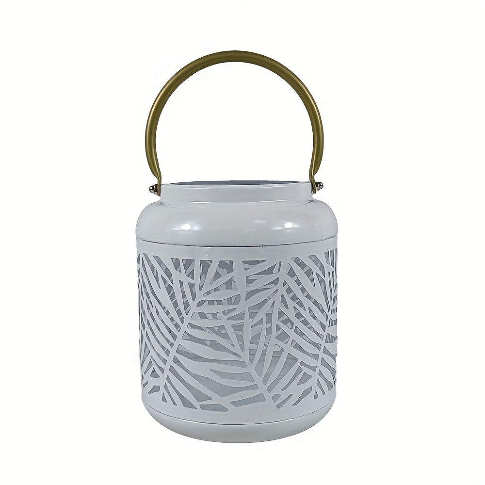 The body of the can is covered with three-dimensional leaf carvings, serving both as a storage container and a decorative item. It is compatible with various home styles such as Nordic, Japanese and ins.