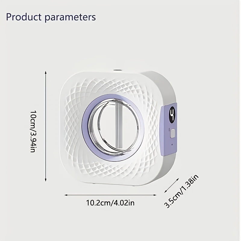 USB Rechargeable Multifunctional Diffuser - Long-Lasting Fragrance, Wall or Desktop Design for Living Room, Bedroom, Bathroom, and Office