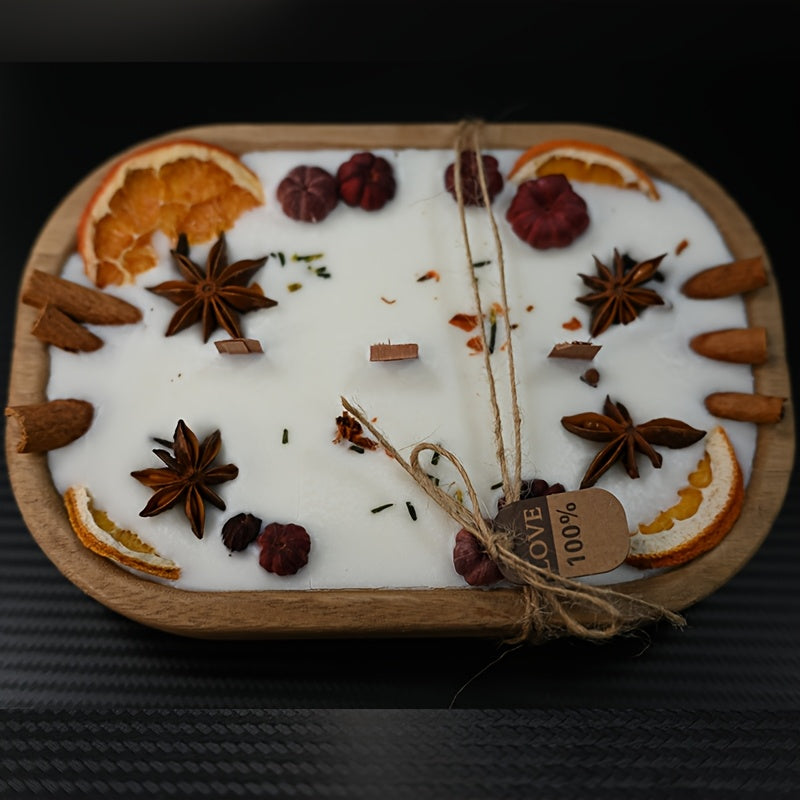 Candles, Unique And Fresh Scented Candles, Use Wooden Boat-shaped Containers, Very Suitable For Home, Hotel, High-end Restaurant. Widely Used In Various Festivals, Birthdays, Parties, Valentine'S Day, Christmas Romantic Warm Atmosphere