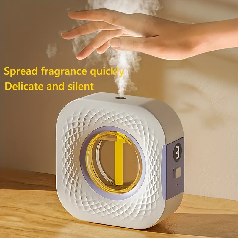 USB Rechargeable Multifunctional Diffuser - Long-Lasting Fragrance, Wall or Desktop Design for Living Room, Bedroom, Bathroom, and Office