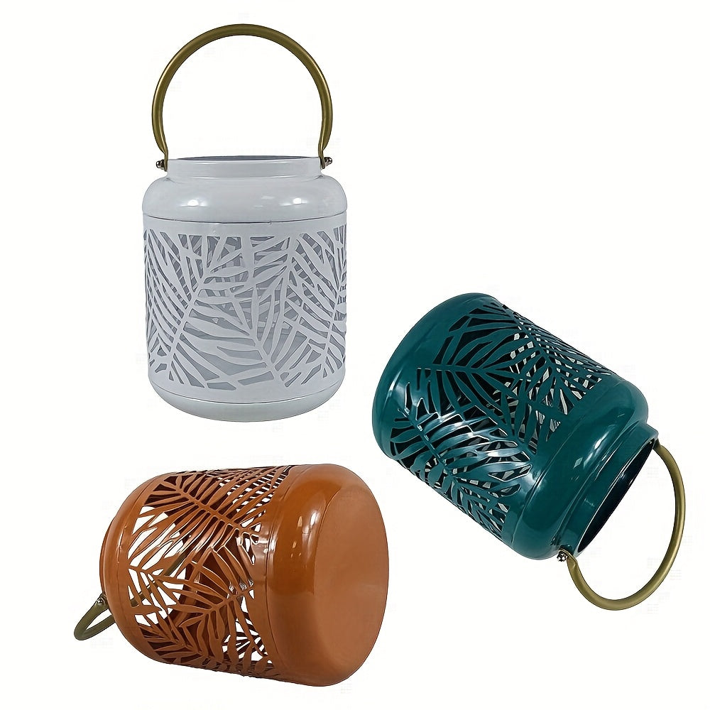 The body of the can is covered with three-dimensional leaf carvings, serving both as a storage container and a decorative item. It is compatible with various home styles such as Nordic, Japanese and ins.