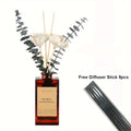 Gardenia Reed Diffuser Set 5.07fl.oz With Dried Flower Diffuser Sticks Light Scented Essential Oil Aroma Diffuser Home Office Christmas Decor For Air Fresheners Bathroom