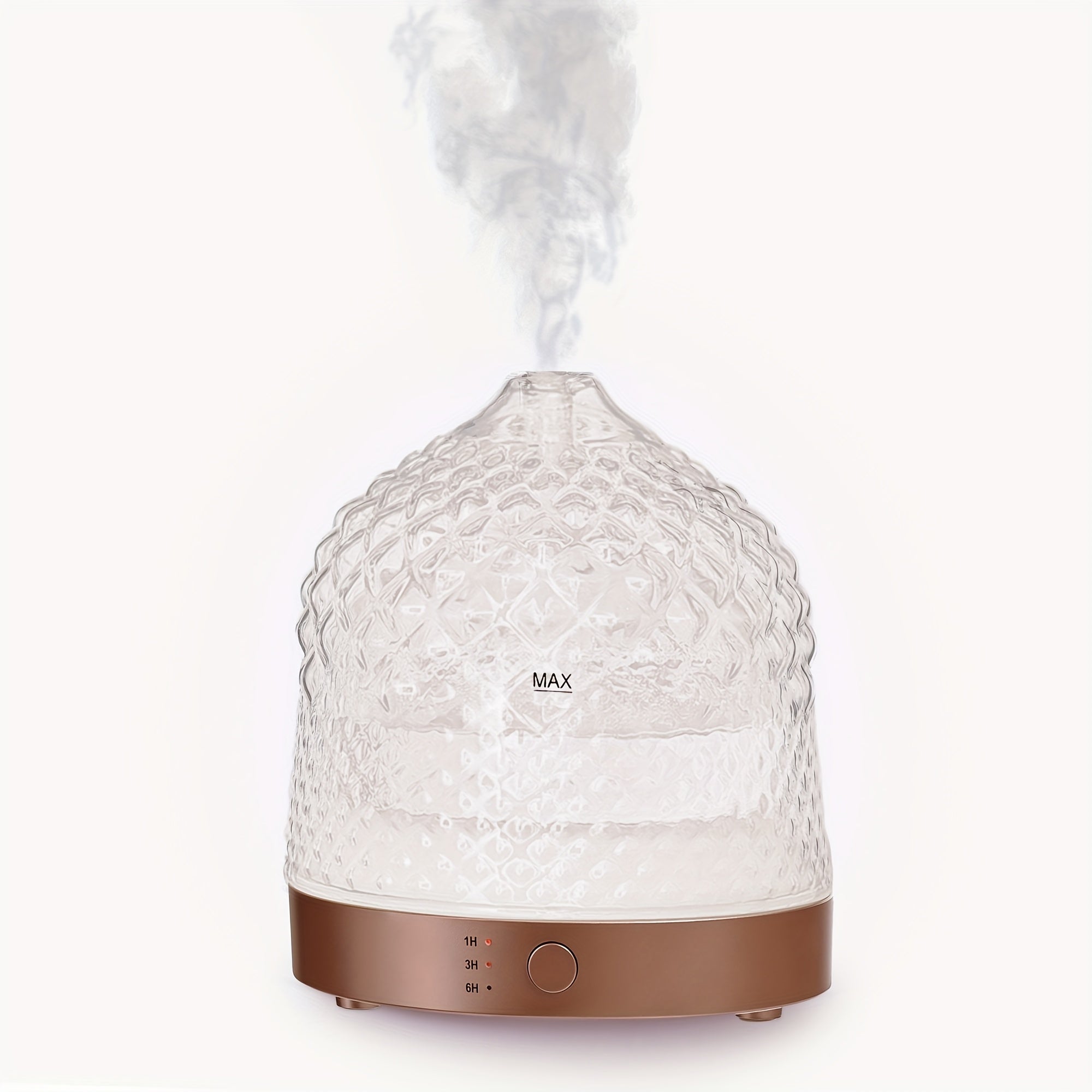 200ml Glass Water Tank Machine, Soundwave technology Silent\u002Fseven Color Light Adjustable Essential Oil Diffuser, Automatic Humidifier Shutdown, Suitable for Various Rooms, Thanksgiving, Halloween, Christmas And Other Holiday Gifts, Etc