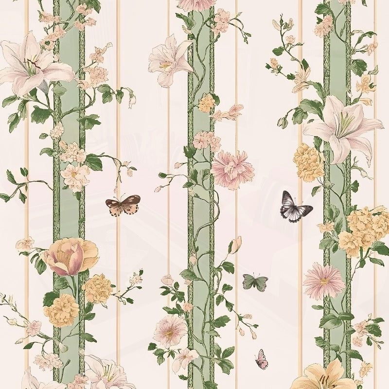 Beige Pink Wallpaper Peel and Stick Boho Floral Contact Paper Renter Friendly Wall Paper for Tabletop Bathroom Shelf Liner Removable 17.5 x 393.5In