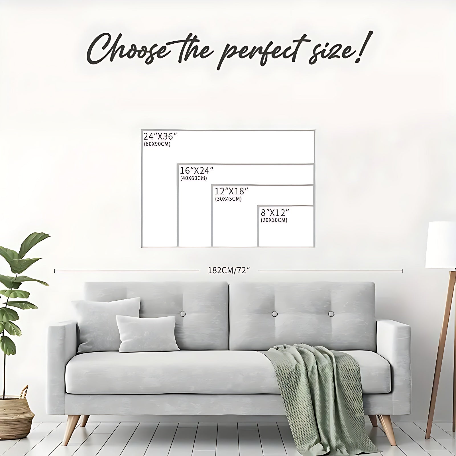 12x16 inches Inspirational Tulip Floral Canvas Print, Art Deco Style, Striped Vase Design, with Pine Wood Frame, for Home Office, Living Room, Bedroom Wall Art Decor-Wrapped Canvas