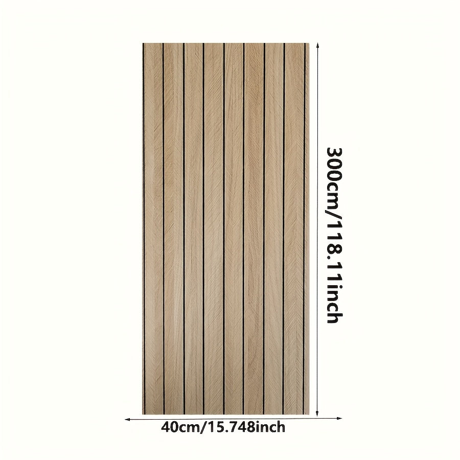 Vertical Stripes Grille Self-Adhesive Wall Stickers 3D Stereoscopic Background Wall Decoration Room Bedroom Wall Remodeling Stickers Wall Stickers Waterproof Moistureproof