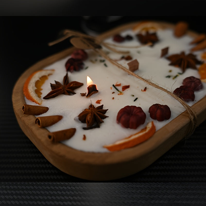 Candles, Unique And Fresh Scented Candles, Use Wooden Boat-shaped Containers, Very Suitable For Home, Hotel, High-end Restaurant. Widely Used In Various Festivals, Birthdays, Parties, Valentine'S Day, Christmas Romantic Warm Atmosphere